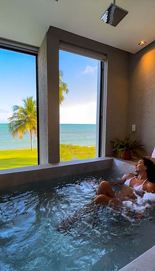 Casa Waua | PÉ NA AREIA, rooftop, borda infinita