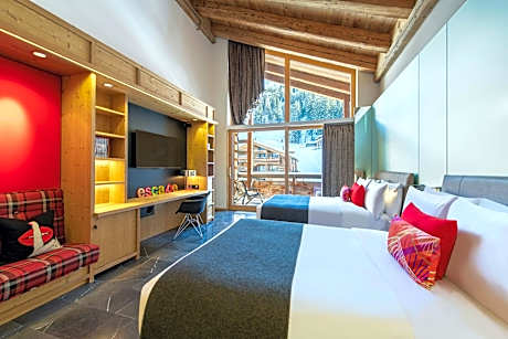 Connecting 1 King, 2 Twin, Guest room, Bedroom 1: 1 King, Bedroom 2: 2 Twin, Best valley view