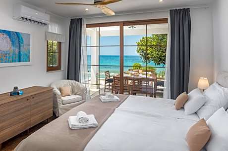 Beachfront Villa with Swimming Pool and Sea View