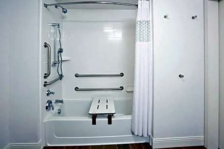 King Accessible W/Tub Fridge/Microwave
