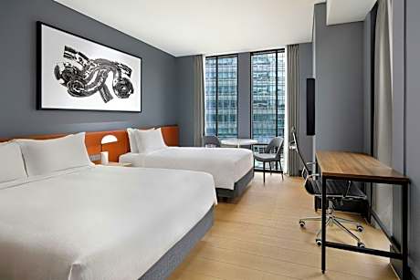 Business Deluxe Corner, Guest room, 1 Double or 1 Twin, Corner room, Away from elevator