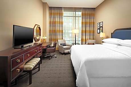 Traditional King Room with Roll-in Shower - Mobility and Hearing Accessible