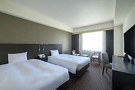 Twin Room with Castle View - Non-Smoking