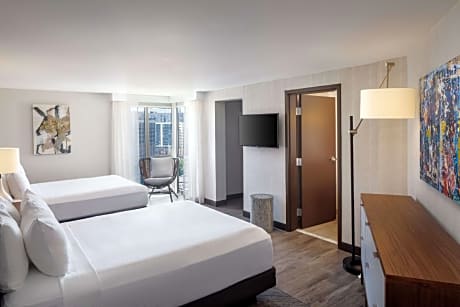 2 Queens 1 Bedroom Presidential Suite