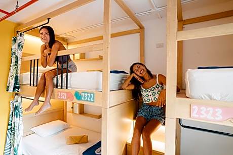Bed in 8-Bed Female Dormitory Room