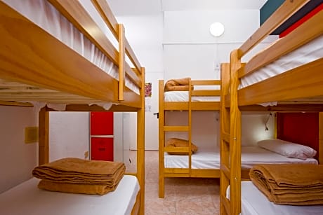 Bed in 6-Bed Mixed Dormitory Room with Private Bathroom