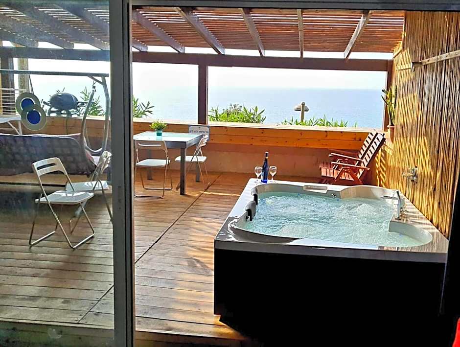 שירת הים -עם מרפסת עץ ובריכת זרמים פרטית חוף צאנז לציבור החרדי