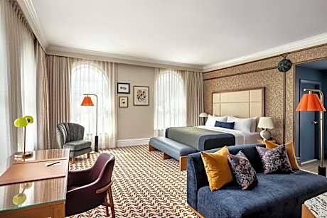 Junior Suite, 1 King, Top floor, Fireplace