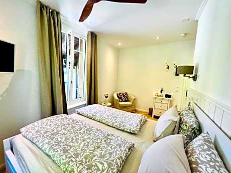 Double room "Classique" with partial lake view and public balcony