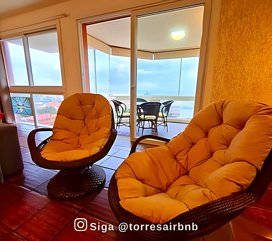 Apto vista mar | 200mts da praia | Quatro Praças