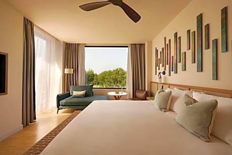 King Room with Balcony and Garden View