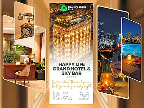 Happy Life Grand Hotel & Rooftop Skybar