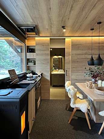 refugio en el bosque