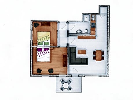 Apartment with Balcony
