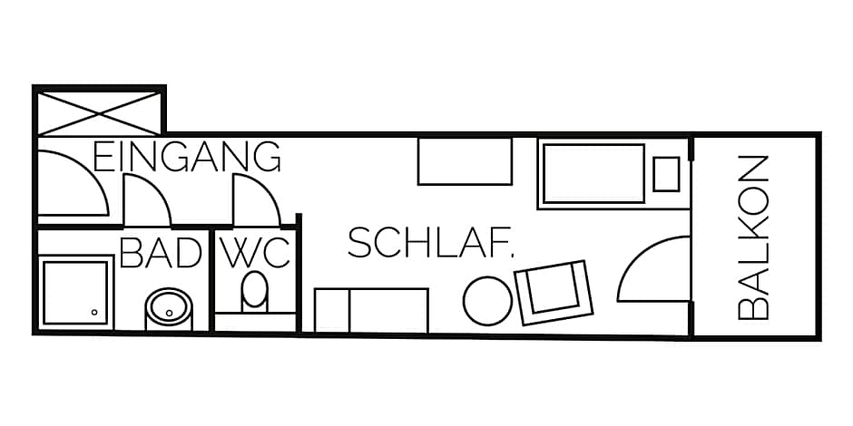 Photo 1 of 6 of Single Room
