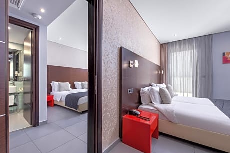 Two Connecting Double Rooms