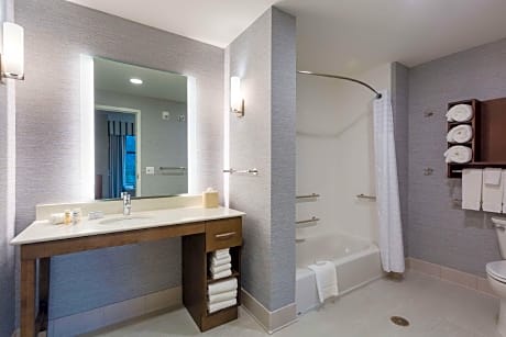 1King Mobilty/Hearing Access Tub Studio Nosmk