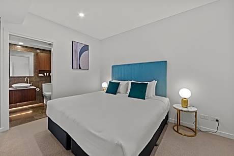 Two Bedroom One Bathroom Compact Sky High Apartment