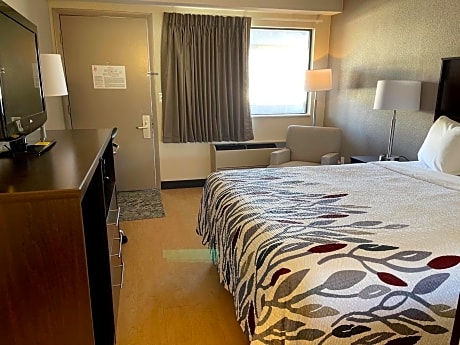 Deluxe Room with One Queen Bed Disability Access Roll-In Shower Non-Smoking