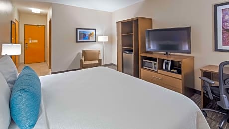 Accessible - 1 King, Mobility Accessible, Communication Assistance, Roll In Shower, Microwave And Re