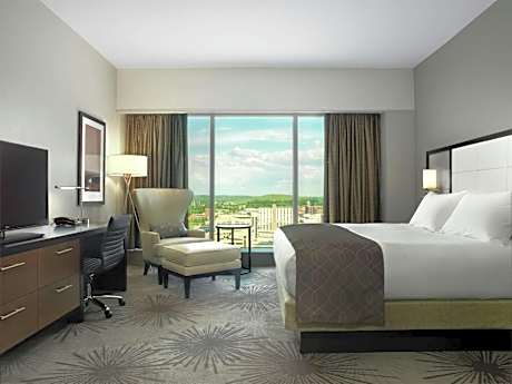 King Room with Roll-In Shower and City View - Mobility Access