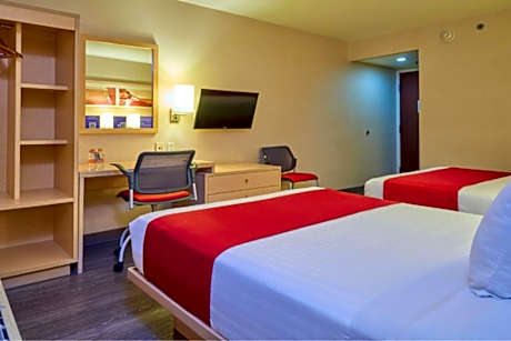 TWO DOUBLE BEDS