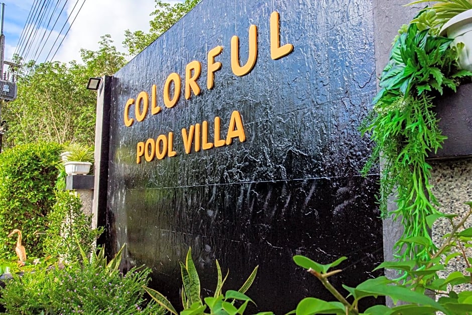 Colorful Pool Villa