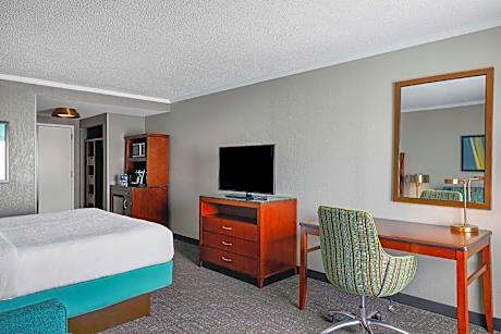 1 King Bed with Sofa Bed
