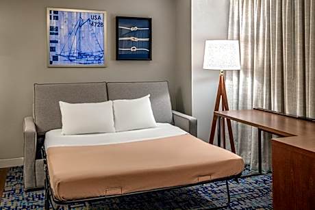 One-Bedroom King Suite with Sofa Bed and Harbor View - Mobility Accessible with Roll-in Shower