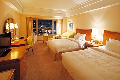 【No Daily Cleaning-Eco Plan】Deluxe Twin Room with Mountain View - Non-Smoking