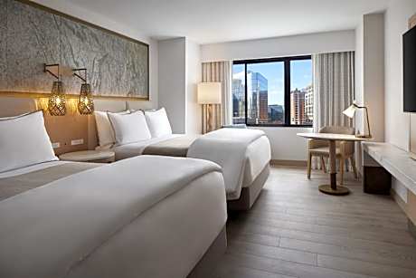 Queen Room with Two Queen Beds and City View