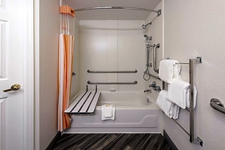 1 King Bed Mobility/Hearing Impaired Accessible Room Non-Smoking