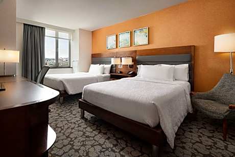 Double Room with Two Double Beds - Hearing Access