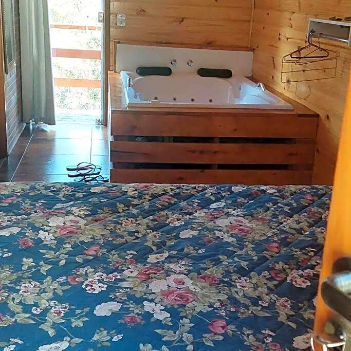 Chale com hidromassagem Casa Papai Noel