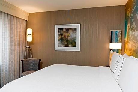 One-Bedroom King Suite with Roll-In Shower and Sofa Bed - Mobility Access/Hearing Accessible