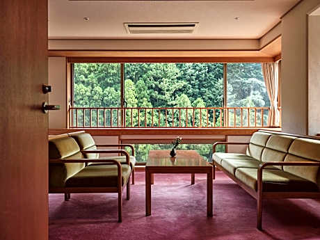Premium Japanese-Style Room With River and Forest View - Non Smoking