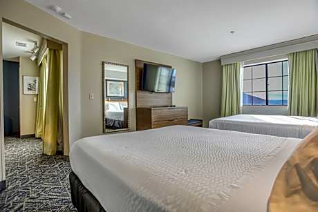 Suite-2 Queen Beds Non-Smoking Sofabed 2 Tvs Living Room Wet Bar Microwave Fridge Full Breakfast