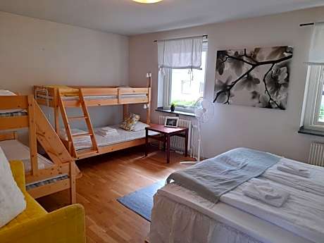 Family Room with Shared Bathroom