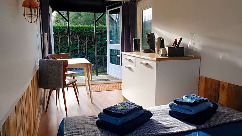 Pipowagen Bed bij Bos