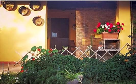 casa di campagna dal pozzo