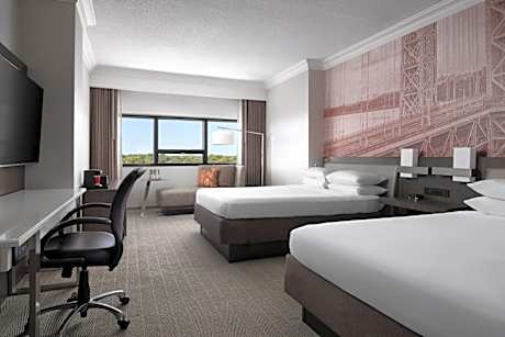 New York City Skyline, Guest room, 2 Queen, Skyline view