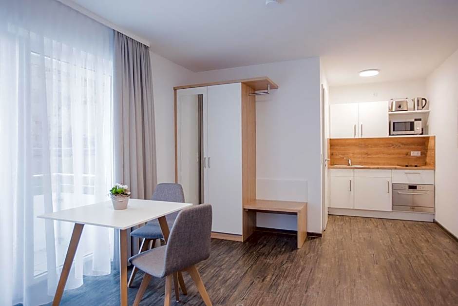 Schoko-Apartments mit Bad & Küche