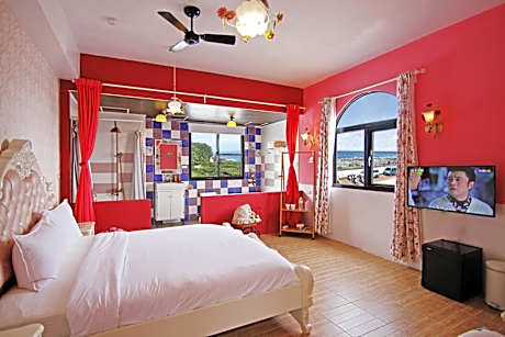 Double Room with Side Sea View