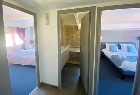 Connecting Rooms with heated swimming pool access