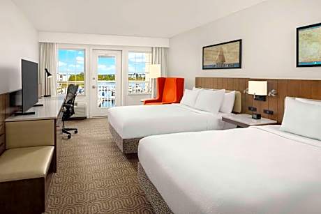 Queen Room with Two Queen Beds and Accessible Tub - Mobility and Hearing Access