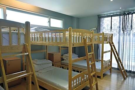 Bed in 6-Bed Male Dormitory Room