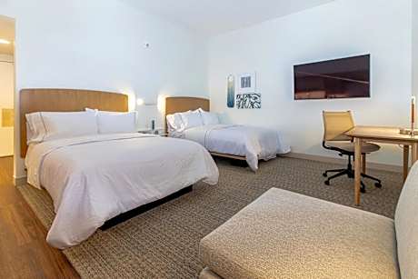 Two Queen With Kitchen, Larger Studio, 2 Queen, Sofa Bed