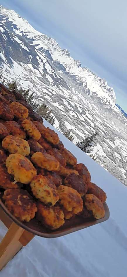 Hocheckhuette On Top of the Kitzbuehel Hahnenkamm Mountain