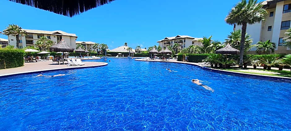 PARAÍSO FRENTE MAR - VG SUN CUMBUCO PARA 4 PESSOAS - COM HIDRO, SAUNA, PISCINA, COZINHA COMPLETA, PARQUINHO E WI-Fl