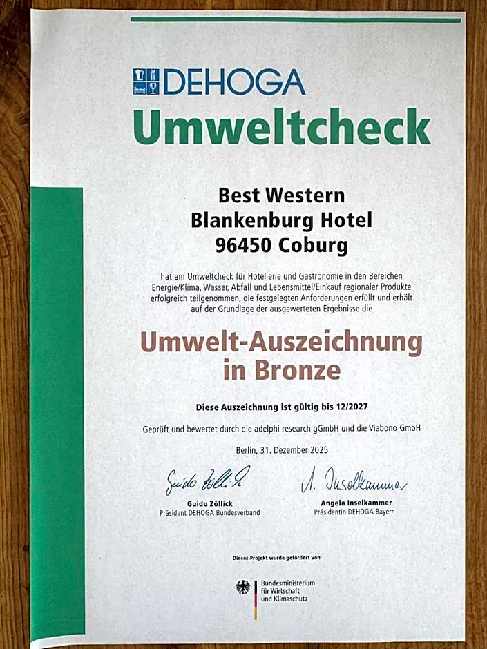 Best Western Blankenburg Hotel